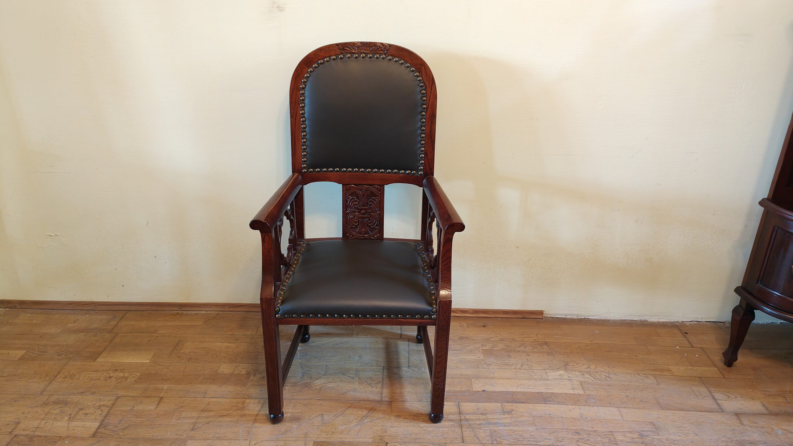 Armlehnsessel Eiche um 1900 – Chinoiserie - Nr.99
