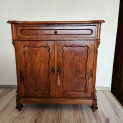 Biedermeier Spätbiedermeier Louis-Philippe Kommode Mahagoni 1840-70 Halbschrank