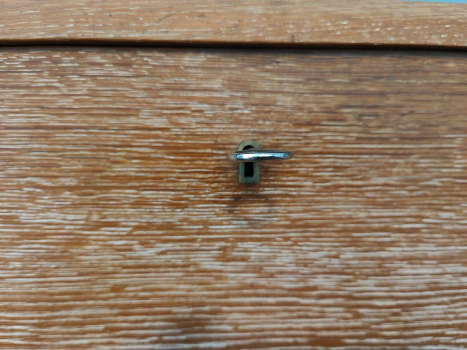 Jugendstil Bücherregal Bibliothek Sekretär Eiche geweißt in modernem Design – Bild 2