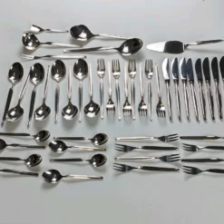 WMF Zürich Echt Silber 800 Besteck 8 Personen 46-teilig Zusatzteile Mid Century