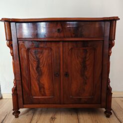 Spätbiedermeier Louis-Philippe Kommode Mahagoni 1840-70 Halbschrank