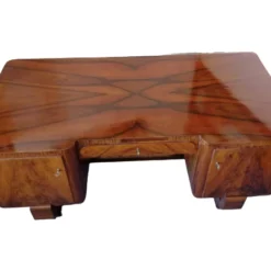 Art Déco Schreibtisch Nussbaum 20er Jahre