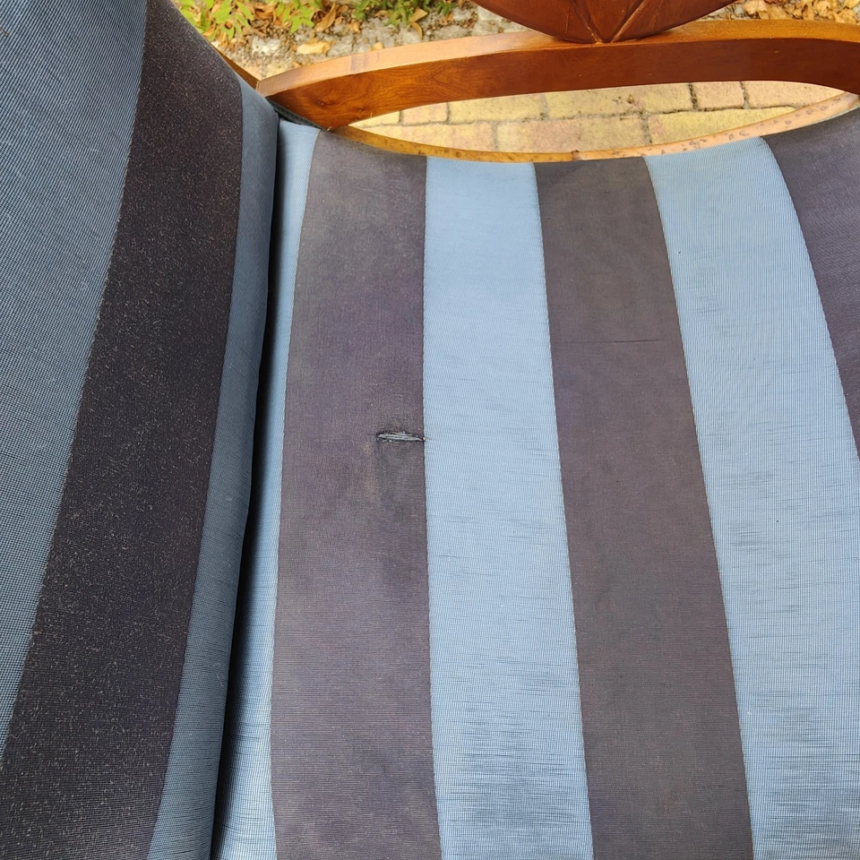 Biedermeier Gondel Stuhl Kirschbaum Scherenstuhl – Bild 10