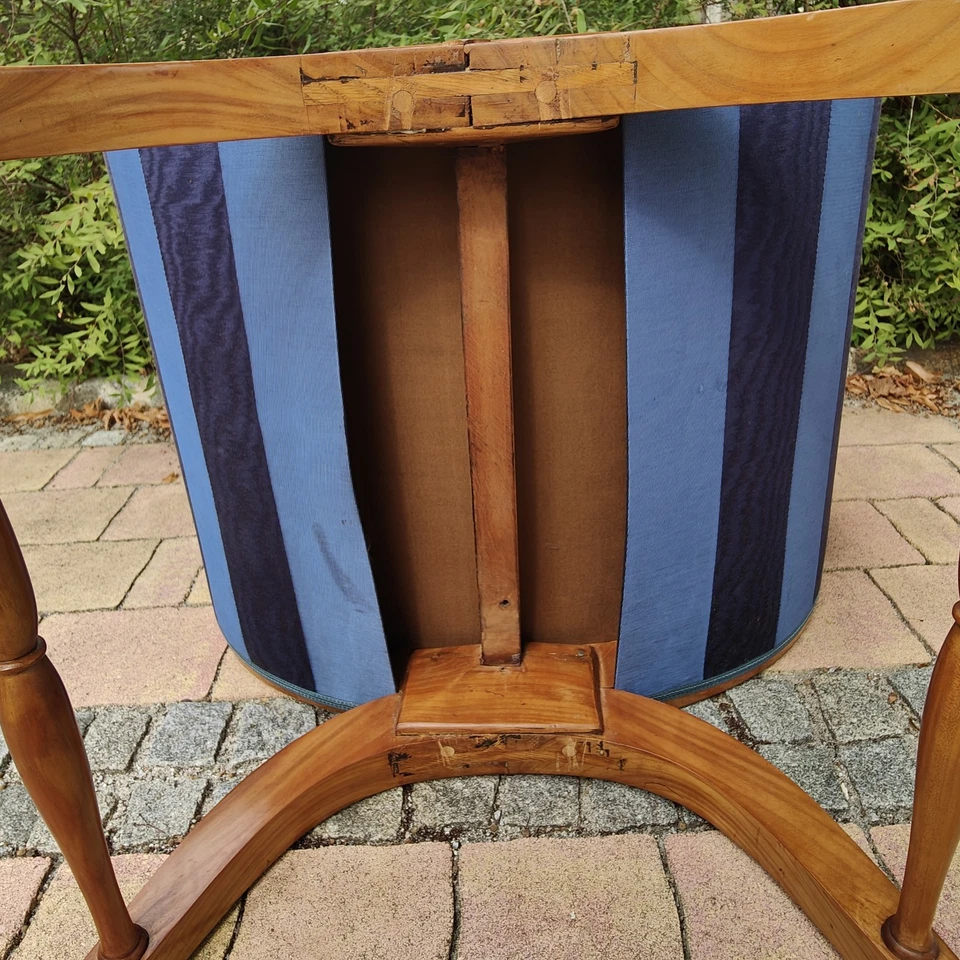 Biedermeier Gondel Stuhl Kirschbaum Scherenstuhl – Bild 6