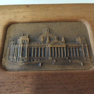 Antike Reichstag-Zigarrenschatulle – DRGM um 1900 - Nr. 646