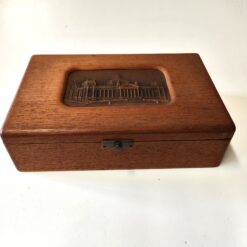 Antike Reichstag-Zigarrenschatulle – DRGM um 1900 - Nr. 646