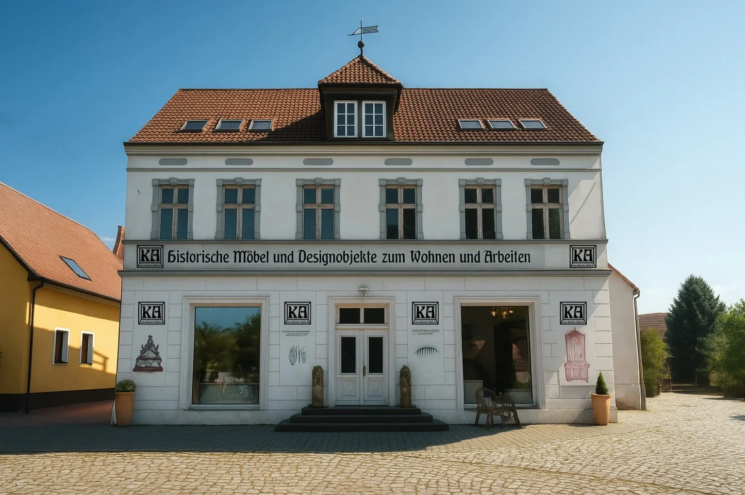 Ausstellungshaus von Klettwitz Antik am Markt 8 in Klettwitz